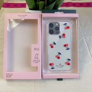 Kate Spade cherry resin iphone 12 pro max case